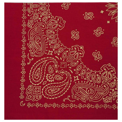 ARMYU Classic Trainmen Paisley Bandanas, Military Army Head Scarf Do-rag Cotton Bandanna Cover Biker Rags