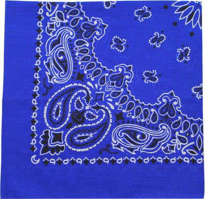 ARMYU Classic Trainmen Paisley Bandanas, Military Army Head Scarf Do-rag Cotton Bandanna Cover Biker Rags