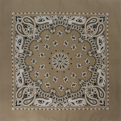 Trainmen Paisley 27" Jumbo Military Bandana Head Scarf Do-rag 100% Cotton Bandanna Face Cover 6-Pack