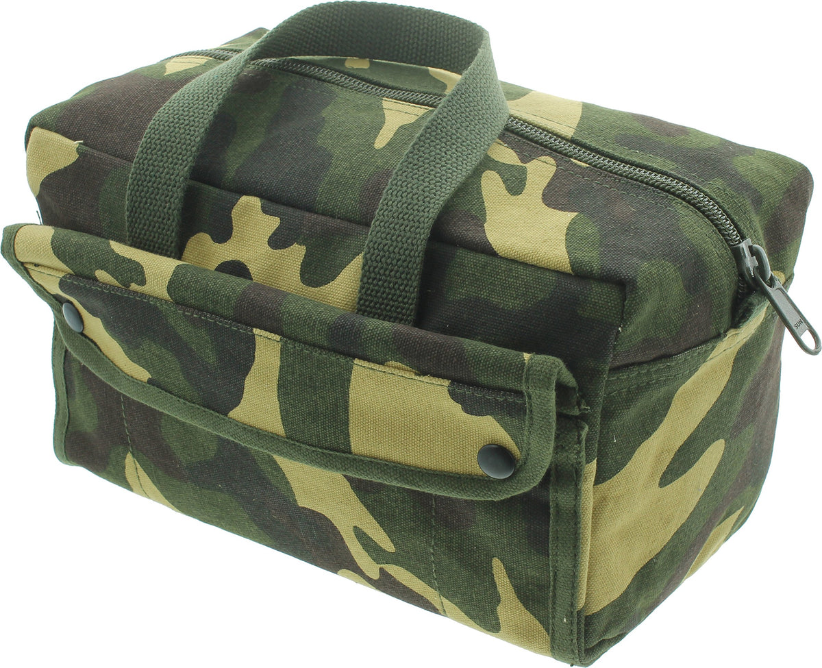 Heavy Duty Cotton Canvas Tool Bag - Military Field Carry Bag - General Purpose Storage Bag