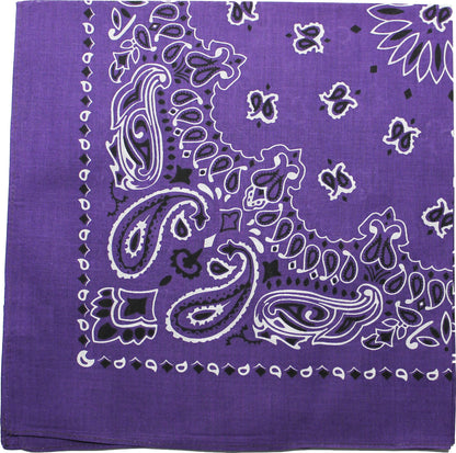 ARMYU Classic Trainmen Paisley Bandanas, Military Army Head Scarf Do-rag Cotton Bandanna Cover Biker Rags