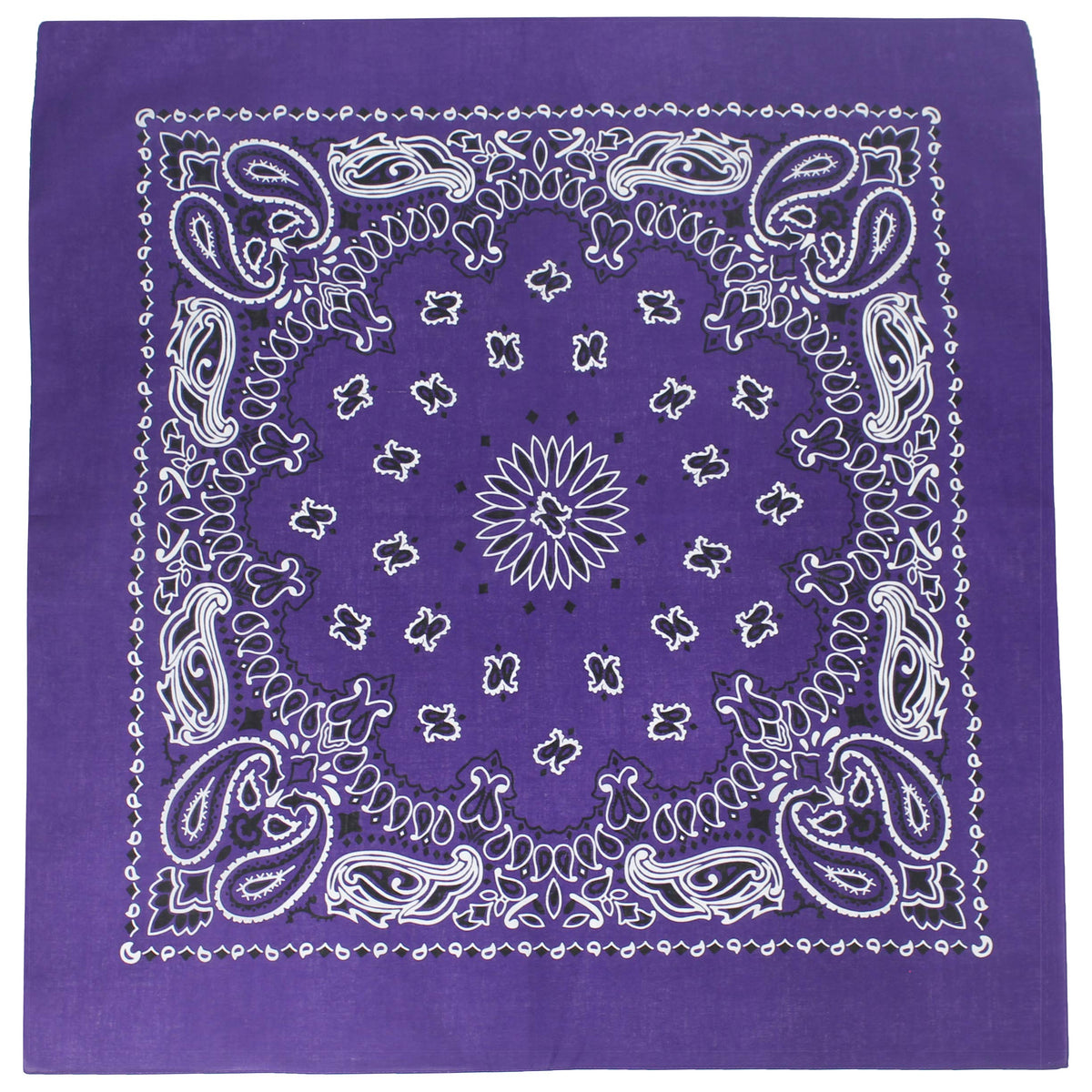 Trainmen Paisley 27" Jumbo Military Bandana Head Scarf Do-rag 100% Cotton Bandanna Face Cover 3-Pack