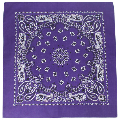 Trainmen Paisley 27" Jumbo Military Bandana Head Scarf Do-rag 100% Cotton Bandanna Face Cover 3-Pack