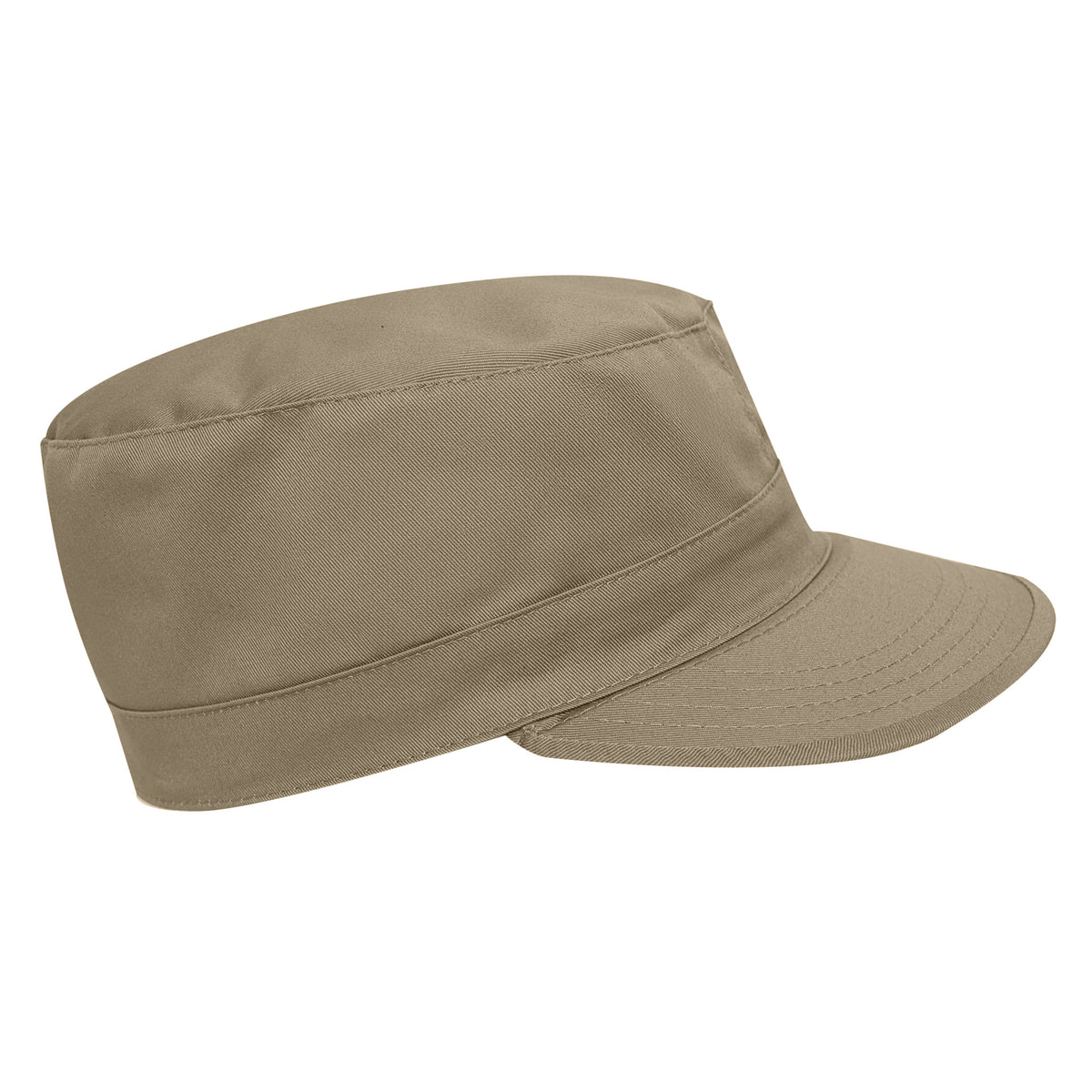 Khaki - Military Fatigue Cap - Polyester Cotton