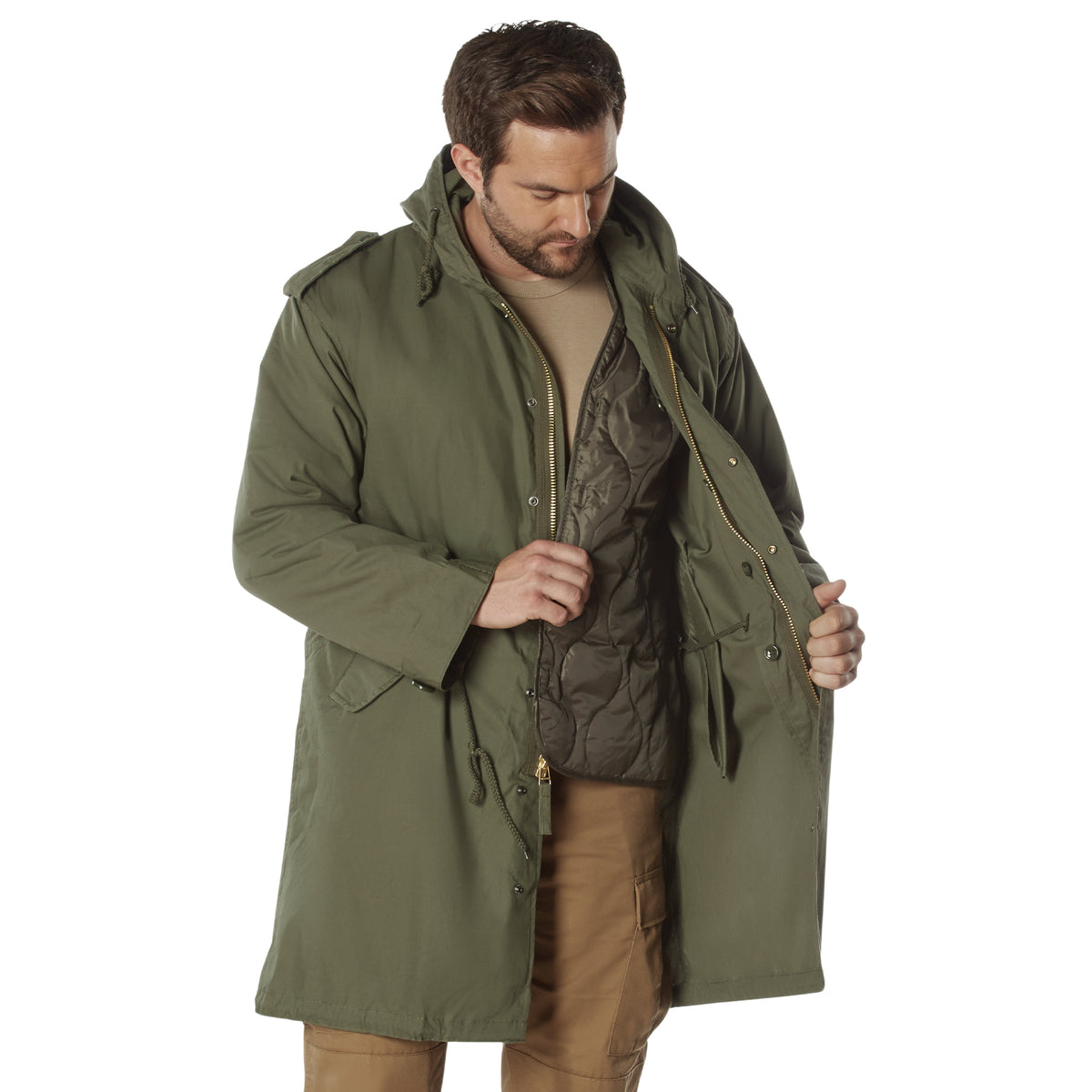 Olive Drab - Army M-51 Fishtail Parka