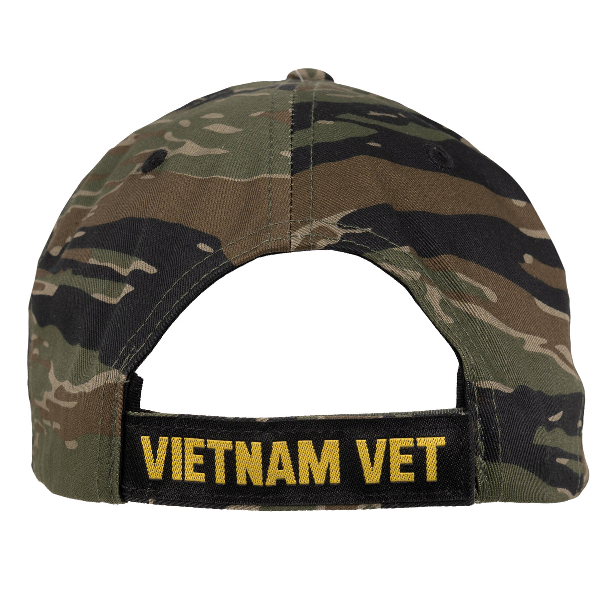 Tiger Stripe Camouflage - Deluxe VIETNAM VETERAN Baseball Cap - Brushed Cotton - Adjustable