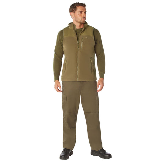 Coyote Brown - Spec Ops Tactical Fleece Vest - Military tactical vest