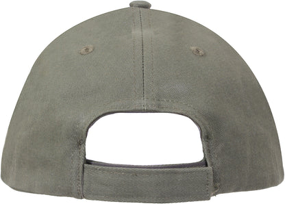 Olive Drab - Military Adjustable Cap with Army Death Spade Emblem