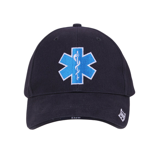 Navy Blue - Star of Life EMT EMS Adjustable Cap