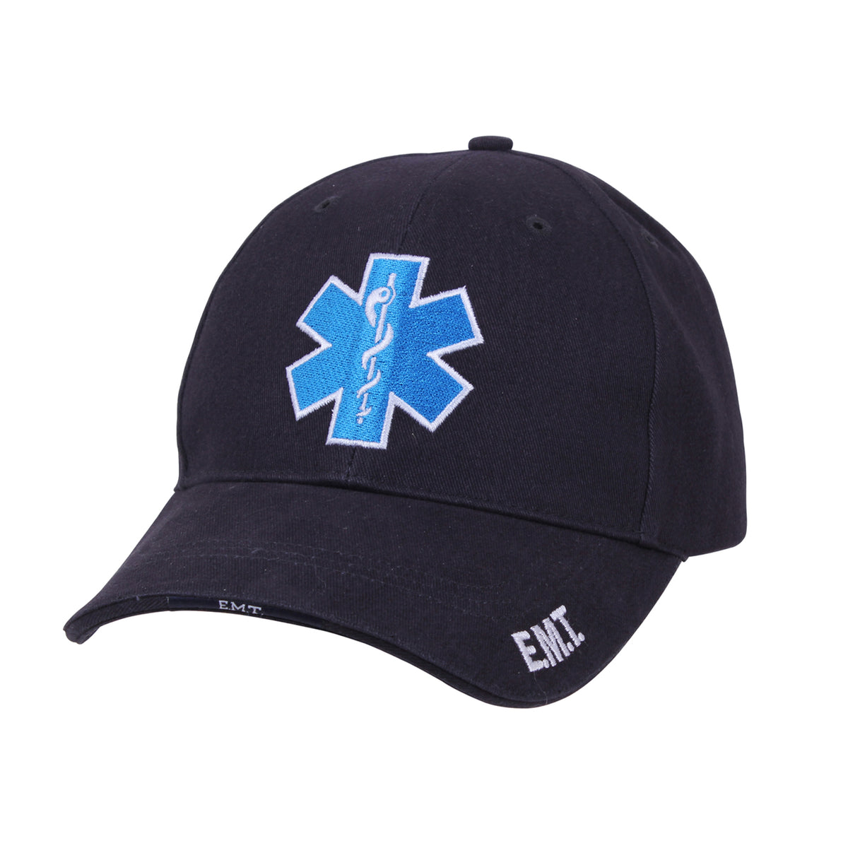 Navy Blue - Star of Life EMT EMS Adjustable Cap