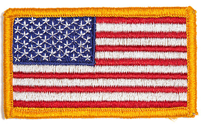 USA American Flag Patch Military Uniform Hook Loop US Flag Accessory Patch (Many colors to choose from!)