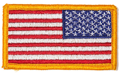 USA American Flag Patch Military Uniform Hook Loop US Flag Accessory Patch (Many colors to choose from!)
