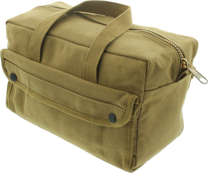 Heavy Duty Cotton Canvas Tool Bag - Military Field Carry Bag - General Purpose Storage Bag