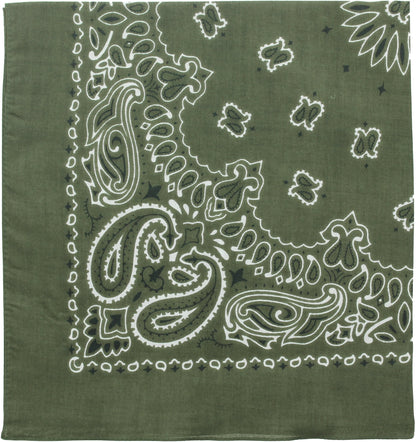 ARMYU Classic Trainmen Paisley Bandanas, Military Army Head Scarf Do-rag Cotton Bandanna Cover Biker Rags