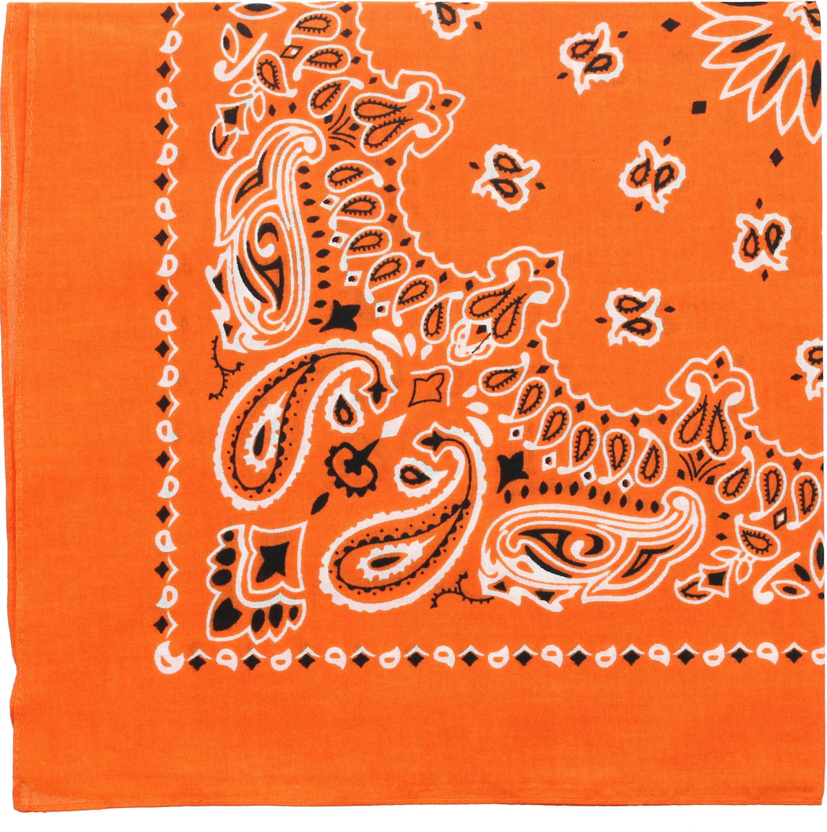 ARMYU Classic Trainmen Paisley Bandanas, Military Army Head Scarf Do-rag Cotton Bandanna Cover Biker Rags