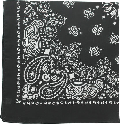 ARMYU Classic Trainmen Paisley Bandanas, Military Army Head Scarf Do-rag Cotton Bandanna Cover Biker Rags
