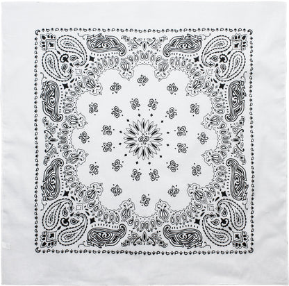 Trainmen Paisley 27" Jumbo Military Bandana Head Scarf Do-rag 100% Cotton Bandanna Face Cover 6-Pack