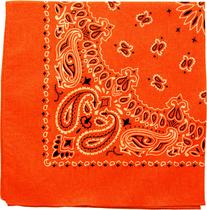 ARMYU Classic Trainmen Paisley Bandanas, Military Army Head Scarf Do-rag Cotton Bandanna Cover Biker Rags