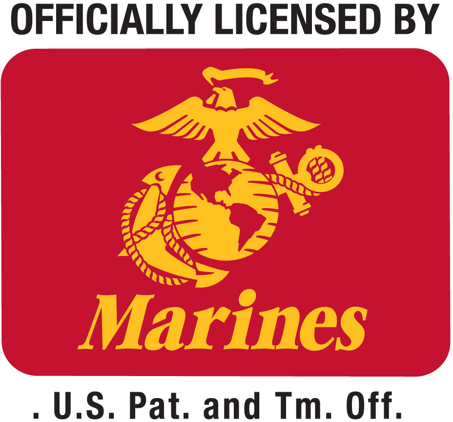 Black - ONCE A MARINE ALWAYS A MARINE Adjustable Cap with Globe and Anchor Emblem