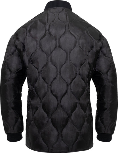 Mens Quilted Woobie Hooded Sweatshirt Lightweight Warm Thick Jacket