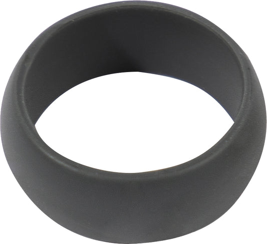 Grey - Silicone Ring Durable Non Conductive Comfortable Wedding Band