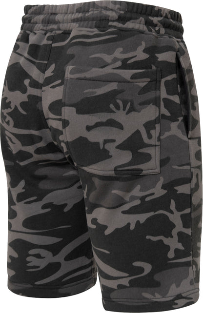 Black Camouflage - Sweatshorts