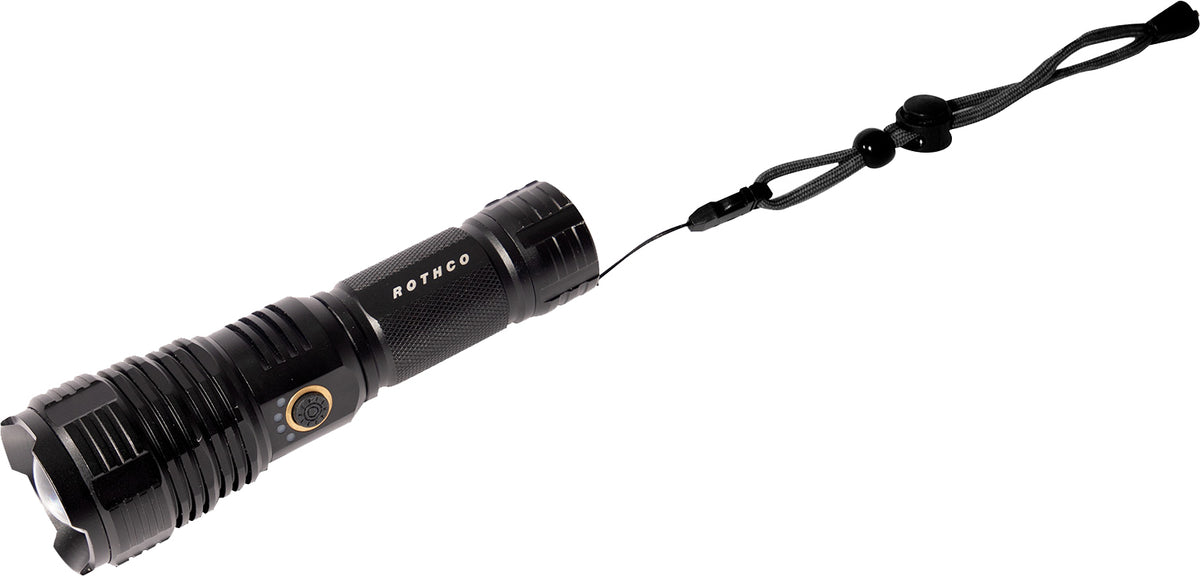 Rechargeable LED Tactical Task Light with Zoom - 1500 Lumens
