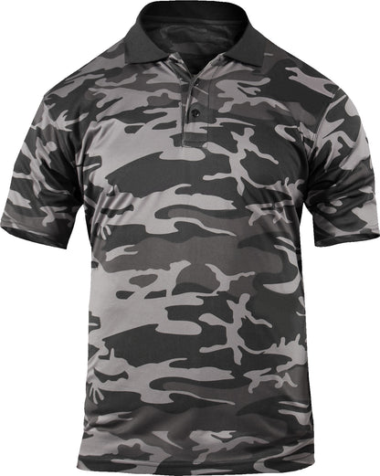 Tactical Polo Shirt Moisture Wicking Quick Drying Uniform Work Duty Top