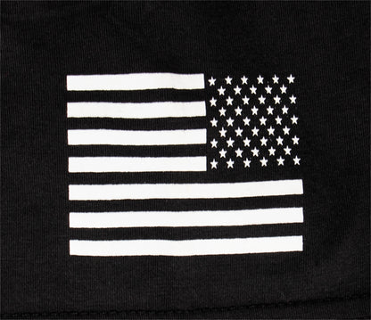 Black - US Space Force Short Sleeve T-Shirt - Poly/Cotton, Athletic Fit