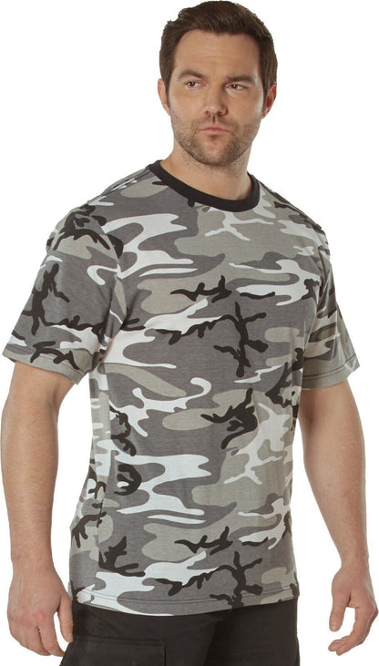 City Camo - Full Comfort Fit T-Shirt Polyester Cotton Army Tee