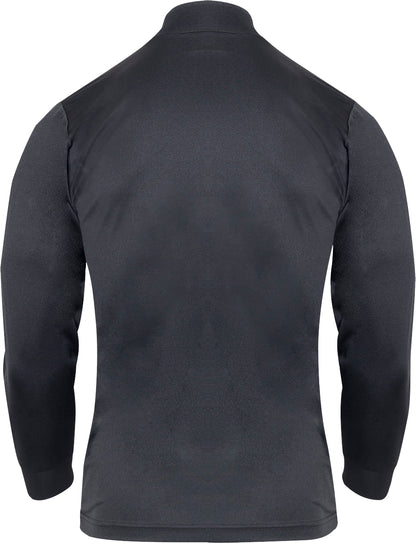 Black - Moisture Wicking Mock Turtleneck