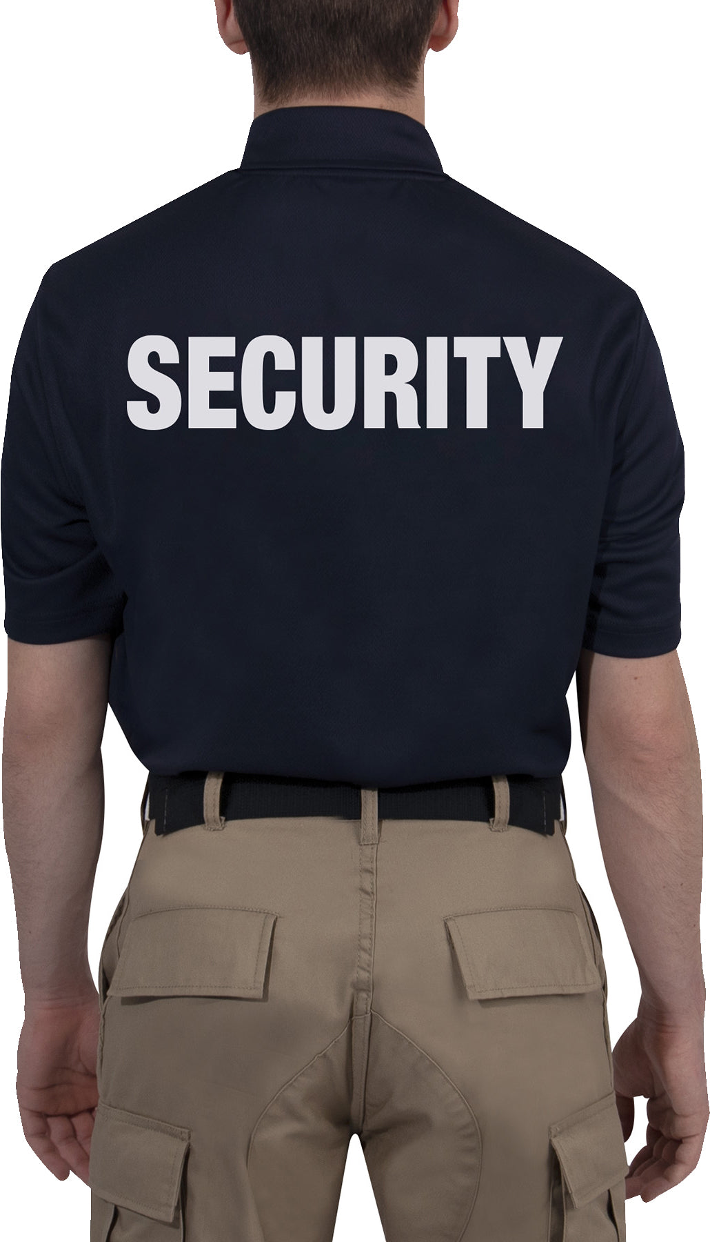 Midnight Navy Blue - Moisture Wicking Security Polo Shirt
