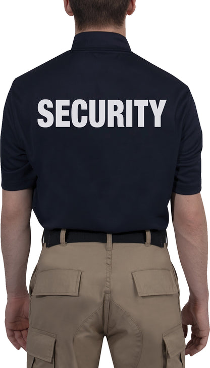 Midnight Navy Blue - Moisture Wicking Security Polo Shirt
