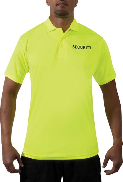 Safety Green - Moisture Wicking Security Polo Shirt