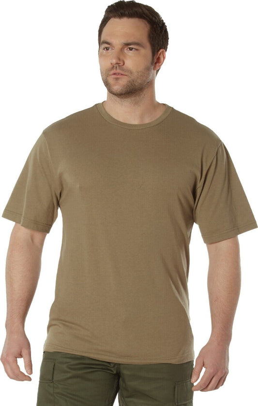 Coyote Brown AR 670-1 - Full Comfort Fit T-Shirt Polyester Cotton Army Tee