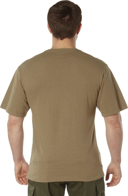 Coyote Brown AR 670-1 - Full Comfort Fit T-Shirt Polyester Cotton Army Tee