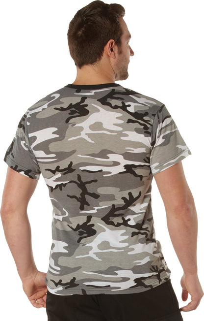 City Camo - Tactical Short Sleeve Pocket T-Shirt, Poly/Cotton
