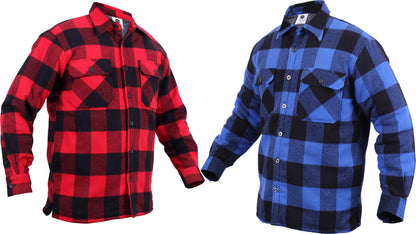 Buffalo Plaid - Sherpa Lined Flannel Jacket
