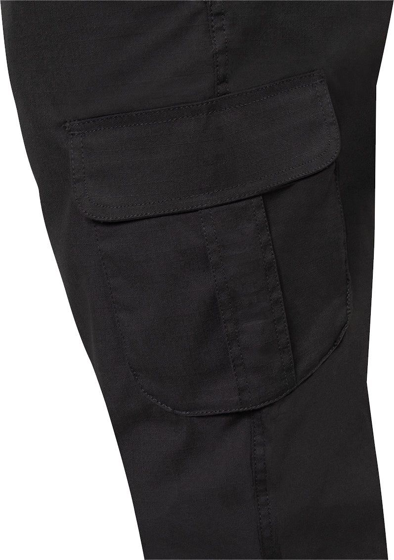 Black - Tactical 10-8 Lightweight Field Pants - Poly Cotton Spandex Rip-Stop - Zipper Fly