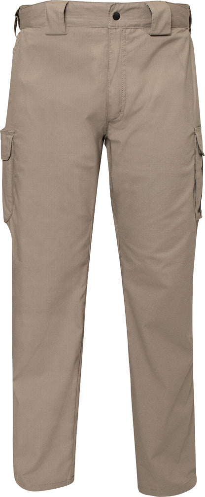 Khaki - Tactical 10-8 Lightweight Field Pants - Poly Cotton Spandex Rip-Stop - Zipper Fly