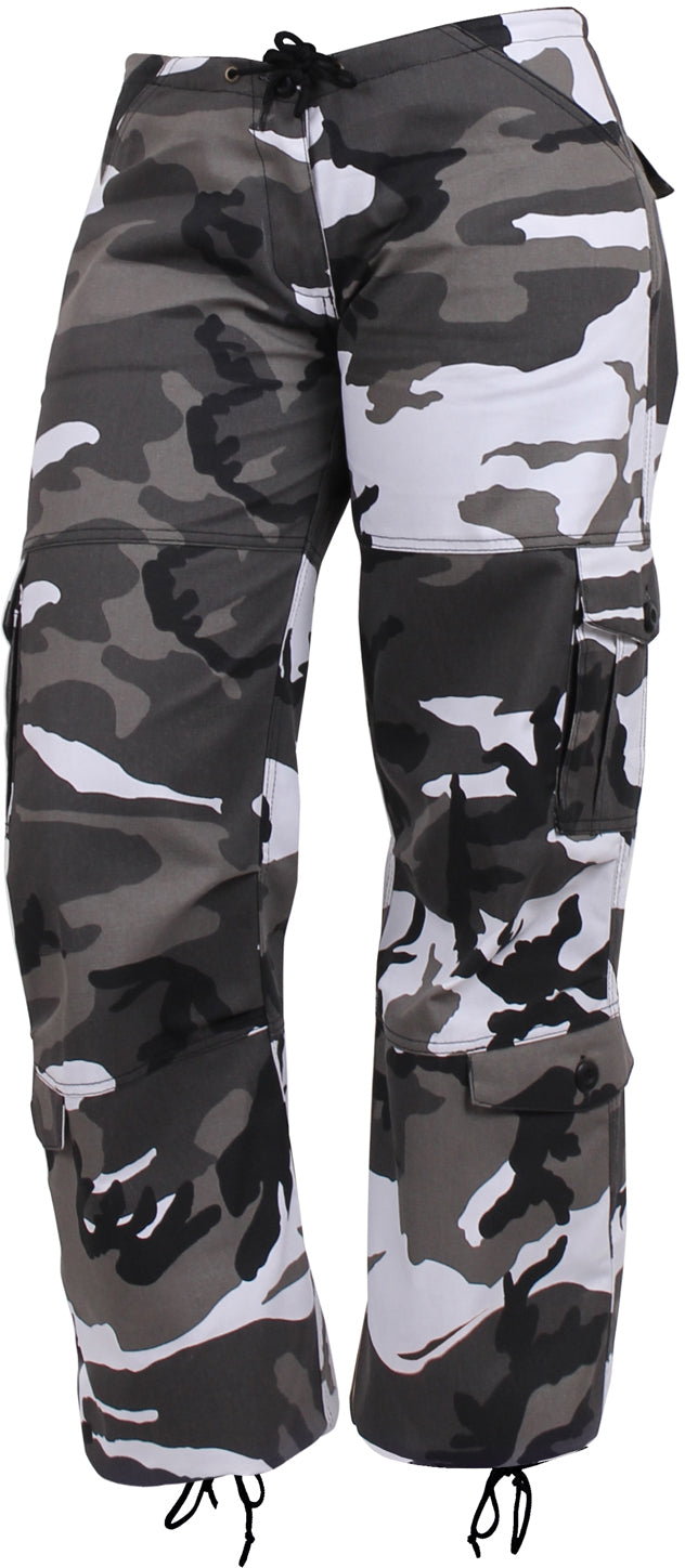 City Camo Womens Paratrooper Colored Camo Fatigues