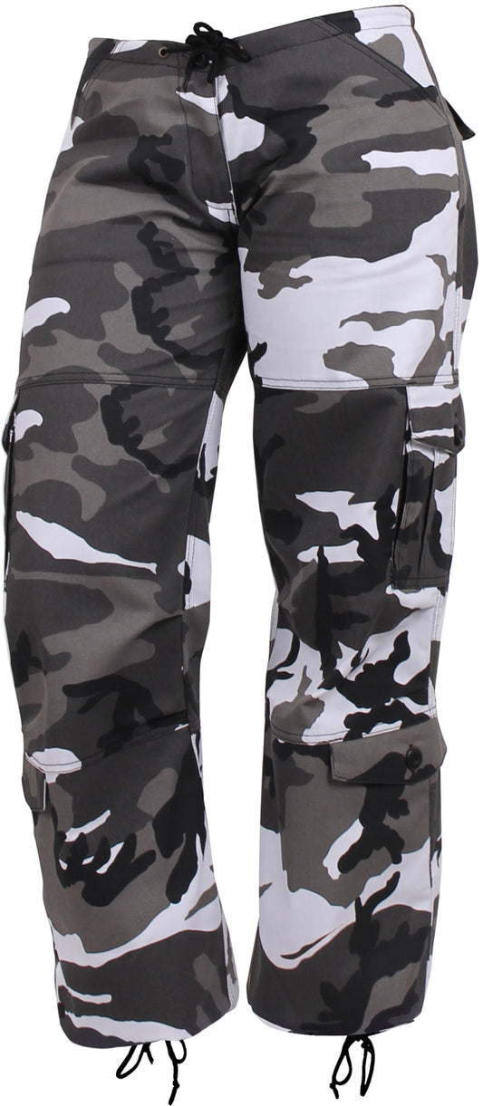 City Camo Womens Paratrooper Colored Camo Fatigues