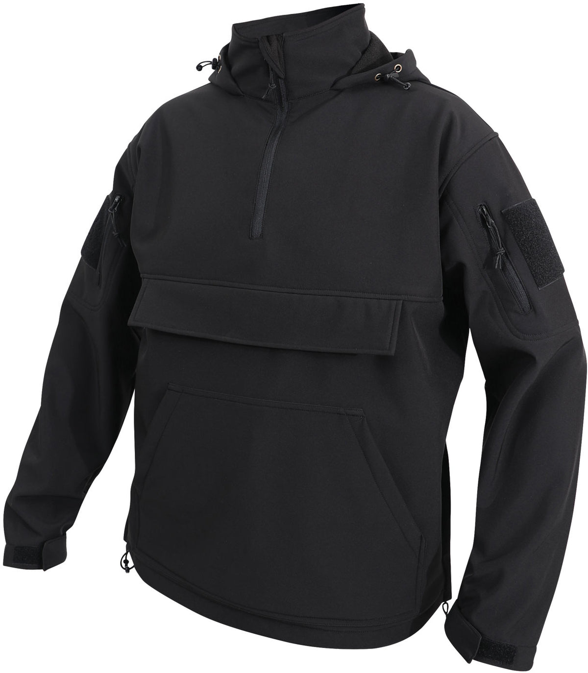 Black Concealed Carry Soft Shell Anorak