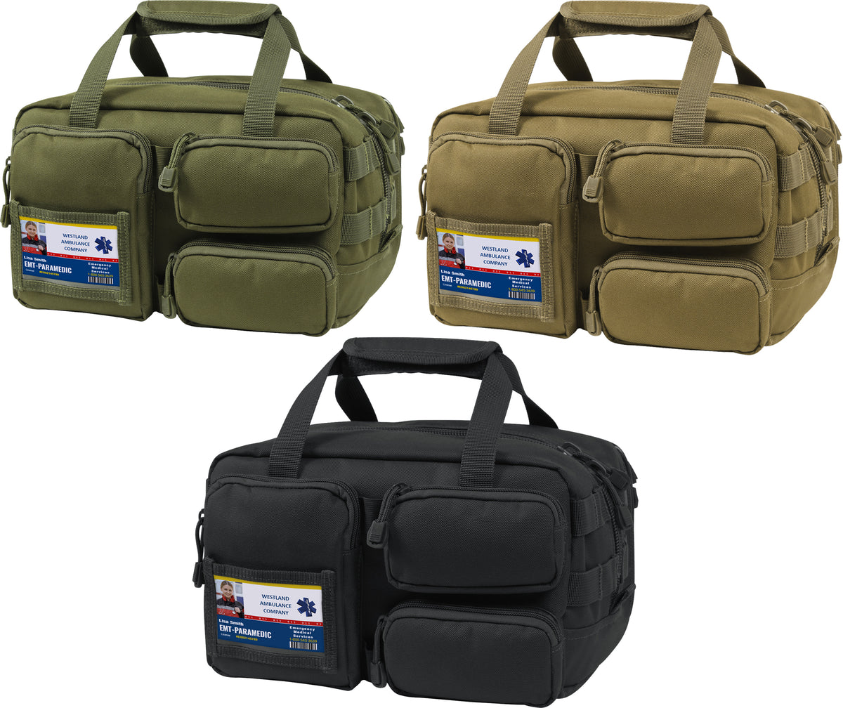 Tactical Trauma Kit 75 Piece MOLLE First Aid Kit Emergency Medical Survival Kit with Gear Bag