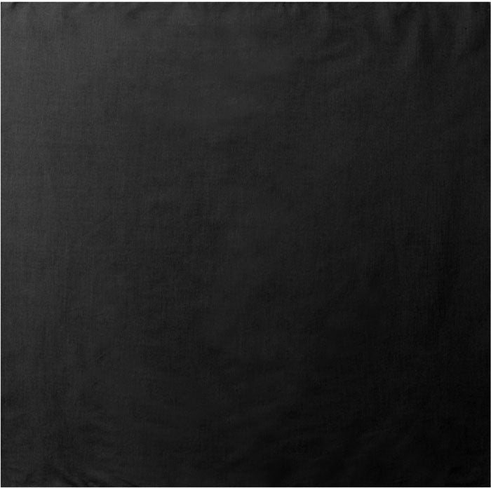 Black - Jumbo Solid Color Tactical Bandana, 100% Cotton, 27" x 27"