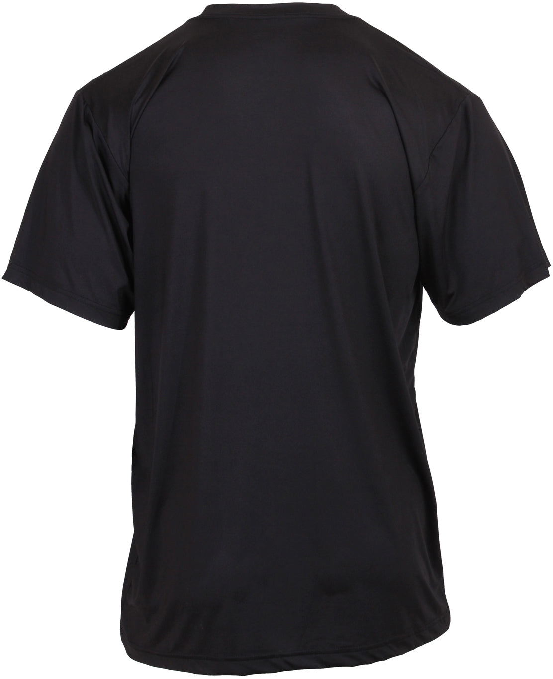 Black Army Physical Training T-Shirt - APFU PT Moisture-Wicking Nylon/Spandex PT Performance Shirt