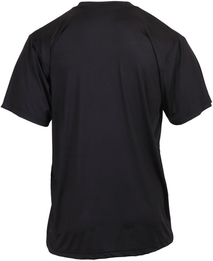 Black Army Physical Training T-Shirt - APFU PT Moisture-Wicking Nylon/Spandex PT Performance Shirt