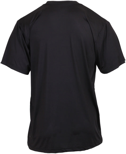 Black Army Physical Training T-Shirt - APFU PT Moisture-Wicking Nylon/Spandex PT Performance Shirt
