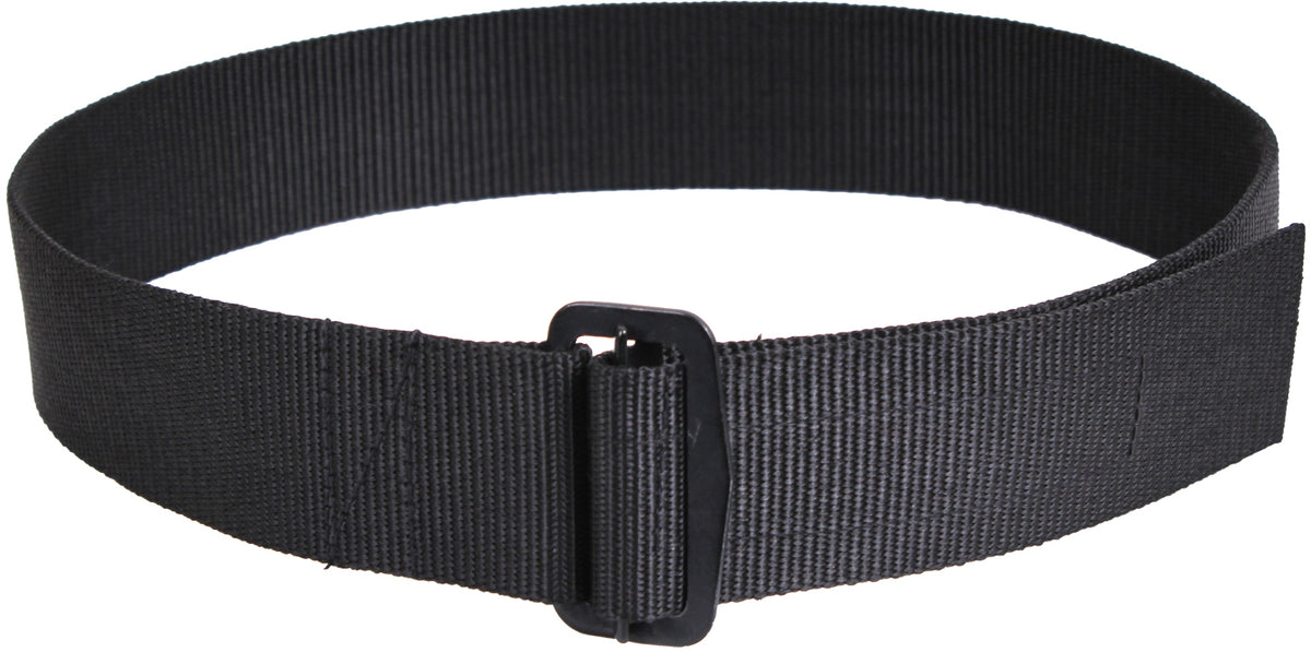 Black Tactical Riggers Belt Heavy Duty Military Duty Belt with Metal Buckle 1.75"