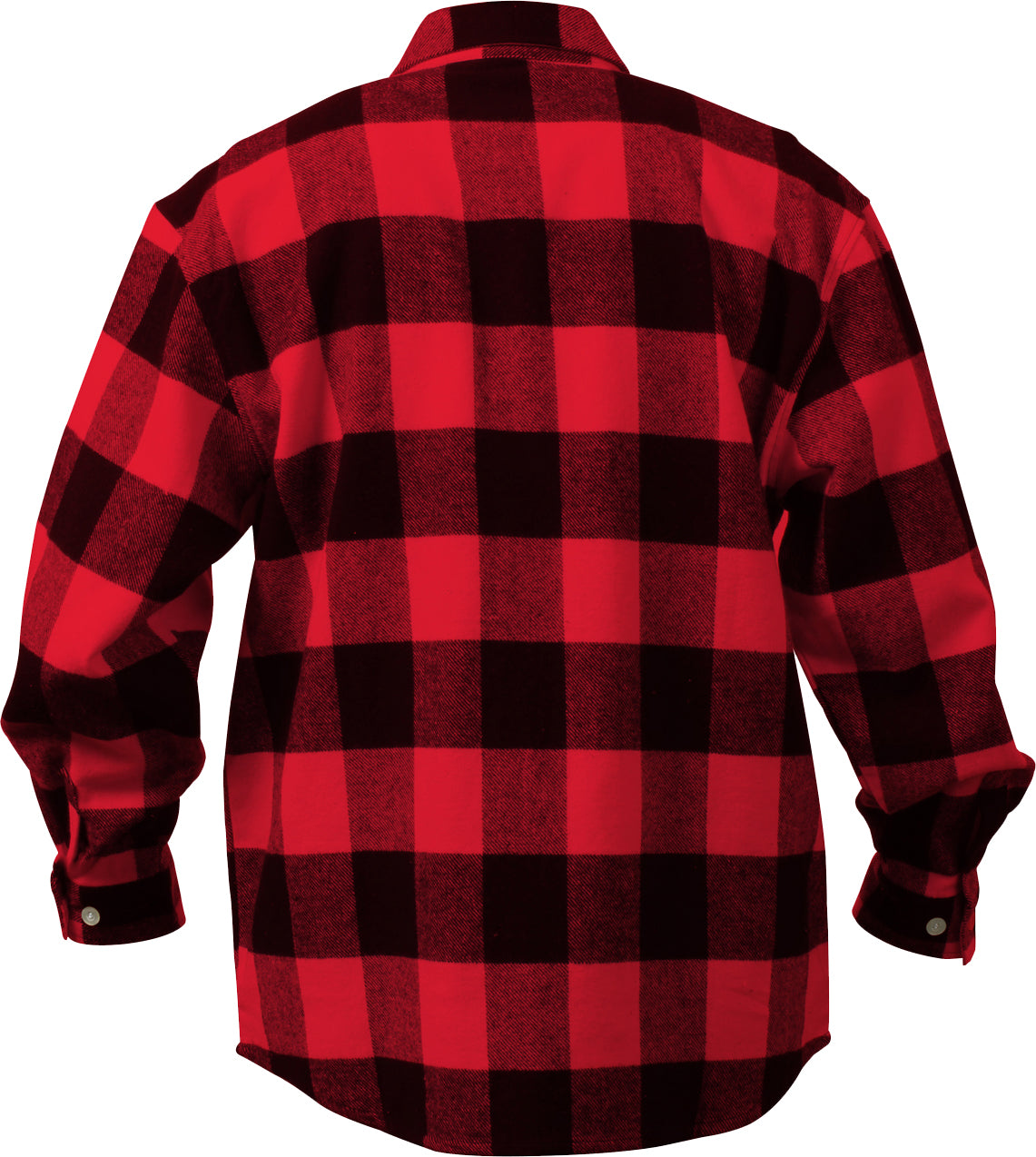 Red Plaid - Extra Heavyweight Buffalo Plaid Flannel Shirt